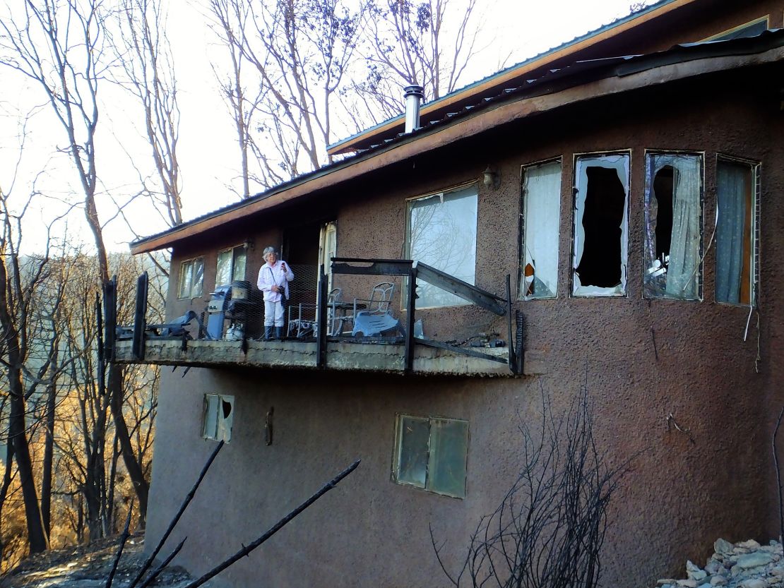 Jennings' home surivived the Valley Fire in 2015 with minimal damage.