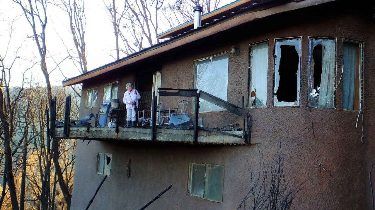 Jennings' home surivived the Valley Fire in 2015 with minimal damage.