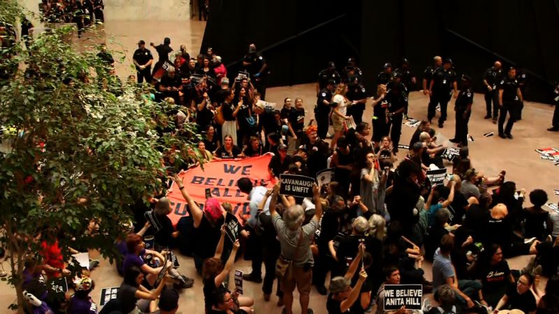 Kavanaugh Protesters Arrested At Capitol Hill | CNN Politics