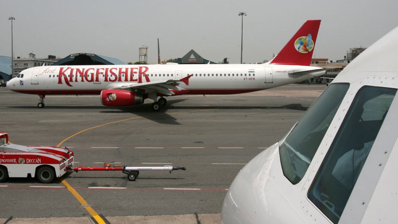 <strong>Kingfisher Airlines:</strong> Travelers to India may be familiar with the Kingfisher brand of beer, but the name (and the beer's parent company) also entered the airline business, with Kingfisher Airlines commencing flights around India in 2005. Its international service, to London, featured a bar in first class.