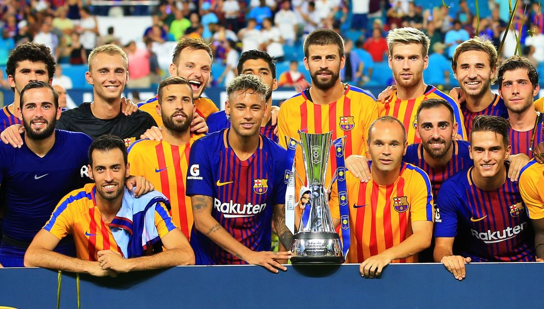 Relevant organize the annual International Champions Cup pre-season tournament which Barcelona won in 2017.