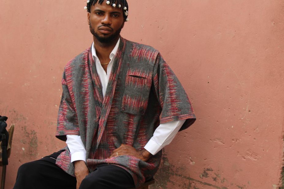 After ten years developing the label, Papa Oyeyemi, the 26-year-old behind label Maxivive says young Nigerians are starting to accept the brand's themes around a fluid sexuality and flamboyance.