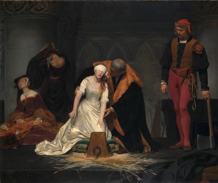 "The Execution of Lady Jane Grey" (1833) by Paul Delaroche.