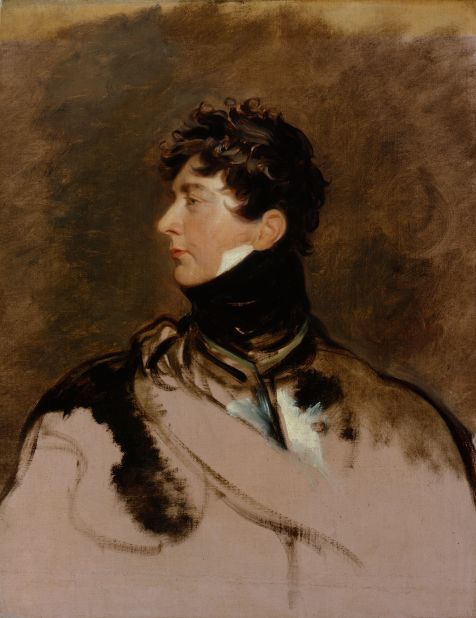 Sir Thomas Lawrence's portrait of King George IV from 1814.