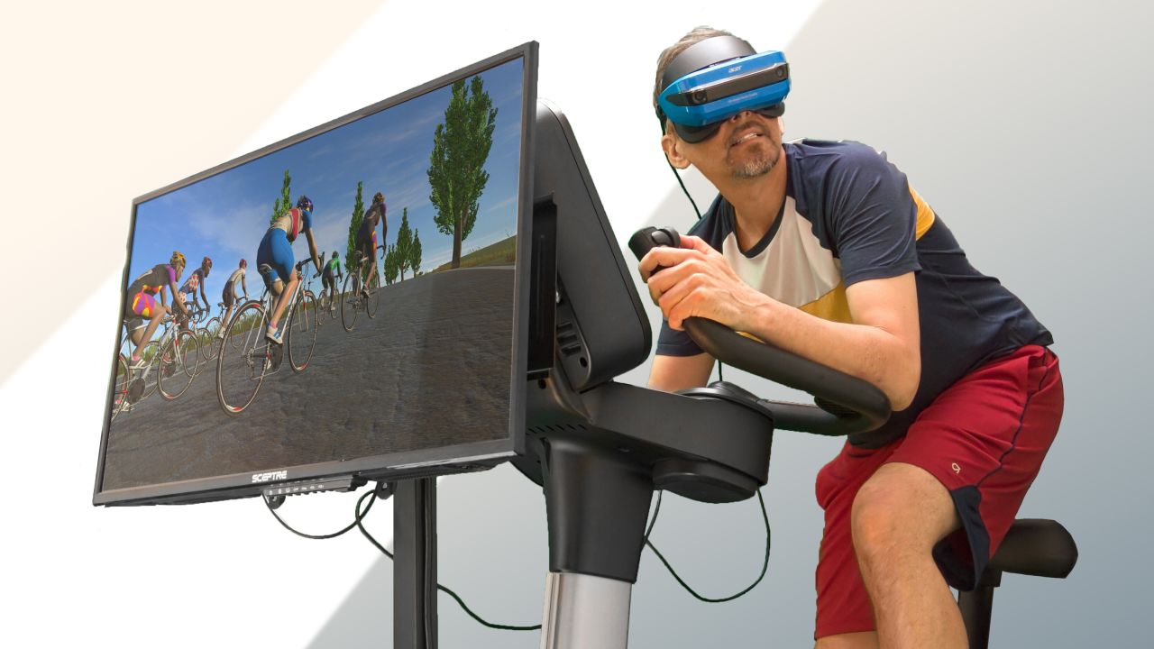 VirZoom has developed the VZFit, which can be added to exercise bikes in gyms so that users can play virtual reality games while pedaling.