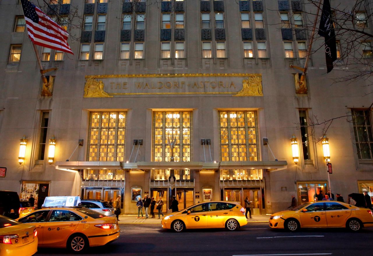 <strong>Waldorf Astoria, New York:</strong> The Waldorf Astoria New York opened in this building in 1931. The historic hotel is currently closed for renovation and restoration.