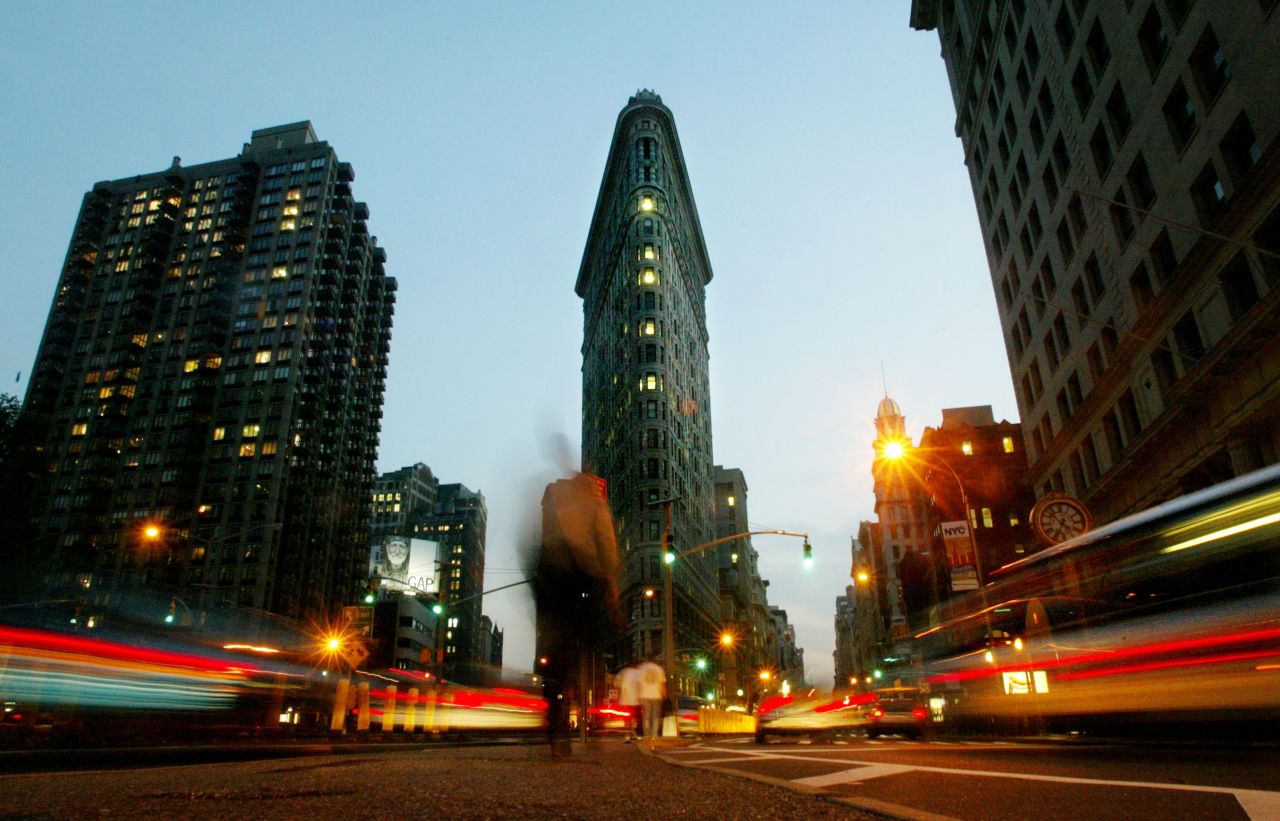 <strong>Flatiron Building, New York: </strong>The three-sided 1902 building is one of the city's oldest surviving skyscrapers.