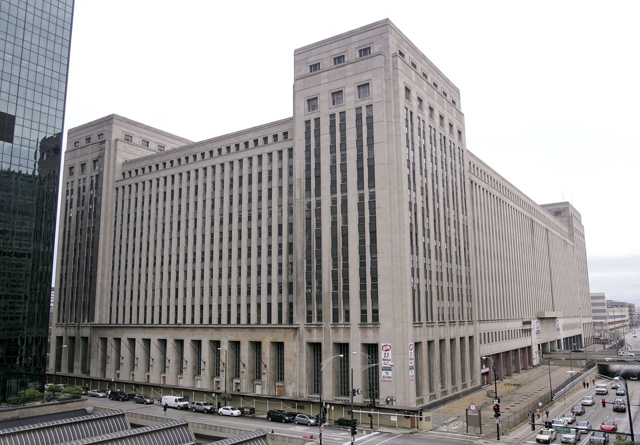 <strong>Old Main Post Office, Chicago: </strong>This Art Deco-era structure along the Chicago River is set to be converted into an office building.