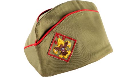 Neil Armstrong's Boy Scouts Eagle Scout Garrison or flat field hat. Credit: Heritage Auctions