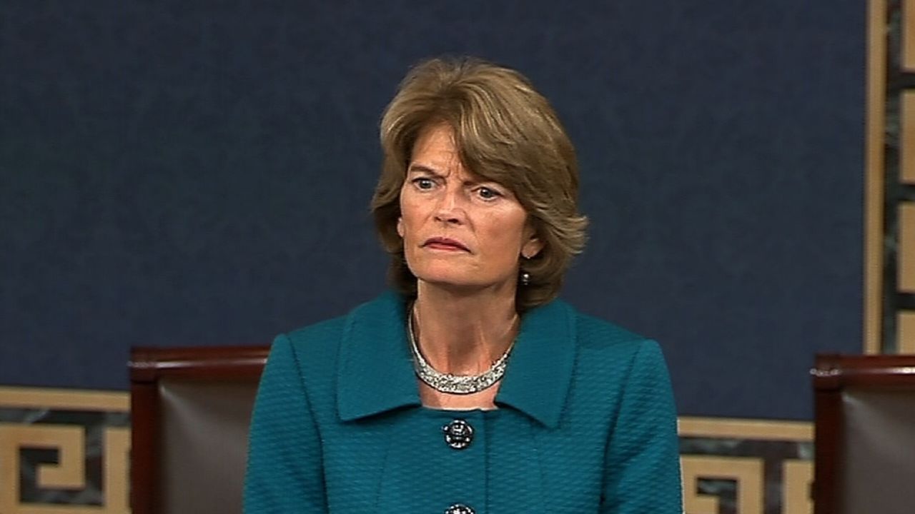 Sen. Lisa Murkowski on the Senate floor 10/05.