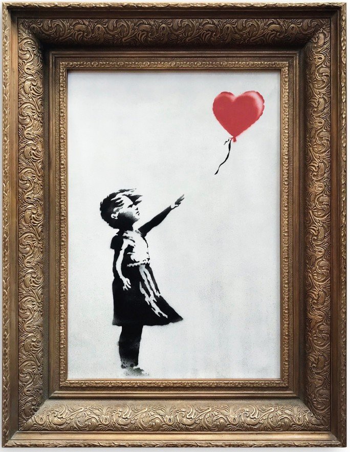 Banksy's 'Girl with Balloon' renamed 'Love is in the Bin' | CNN