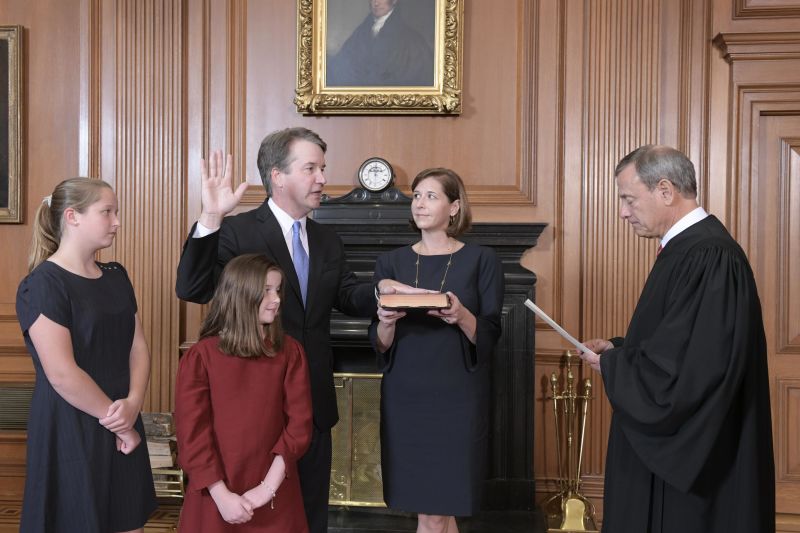 Kavanaugh sworn in as Supreme Court Justice