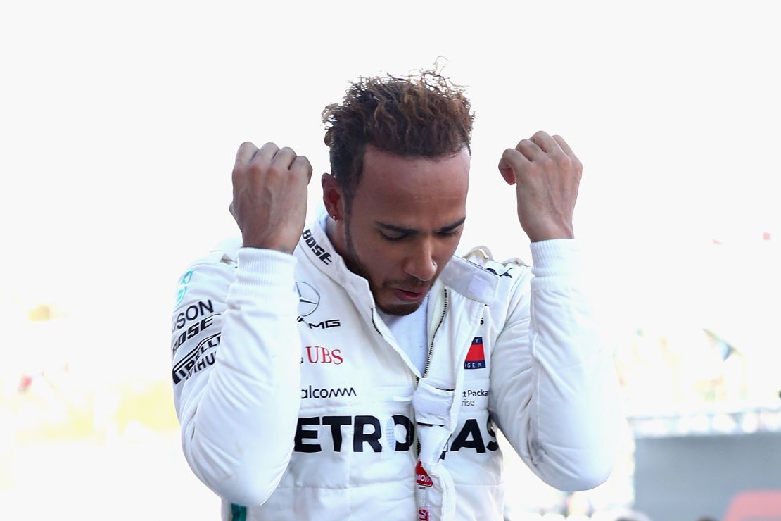 Lewis Hamilton is on the brink of claiming a fifth world title after another commanding victory at his favorite track Suzuka, his ninth of the F1 season.