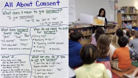 Liz Kleinrock takes pride in teaching her elementary school students about equality and respect. 