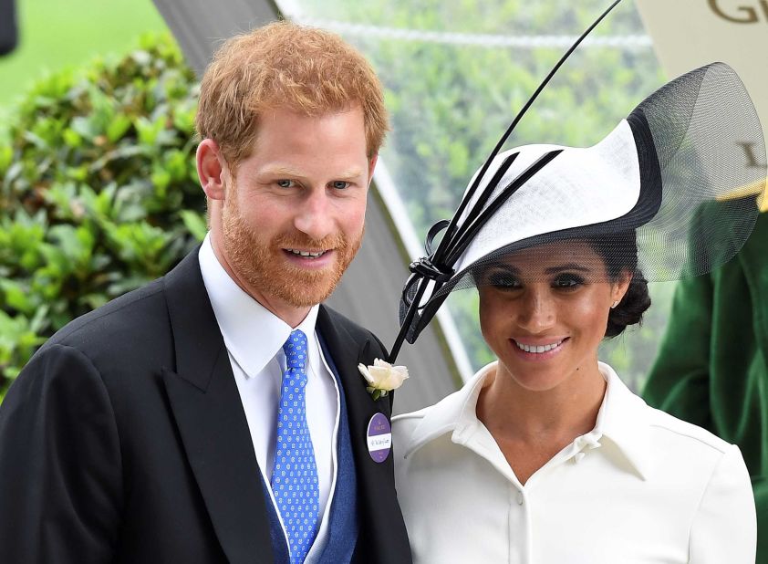 The Duke and Duchess of Sussex attending Royal Ascot 2018 by Anwar Hussein
