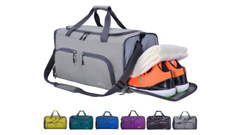 <strong>FANCYOUT Foldable Sports Gym Bag ($22.99; </strong><a href="https://amzn.to/2pVmNAA" target="_blank" target="_blank"><strong>amazon.com</strong></a><strong>)</strong>