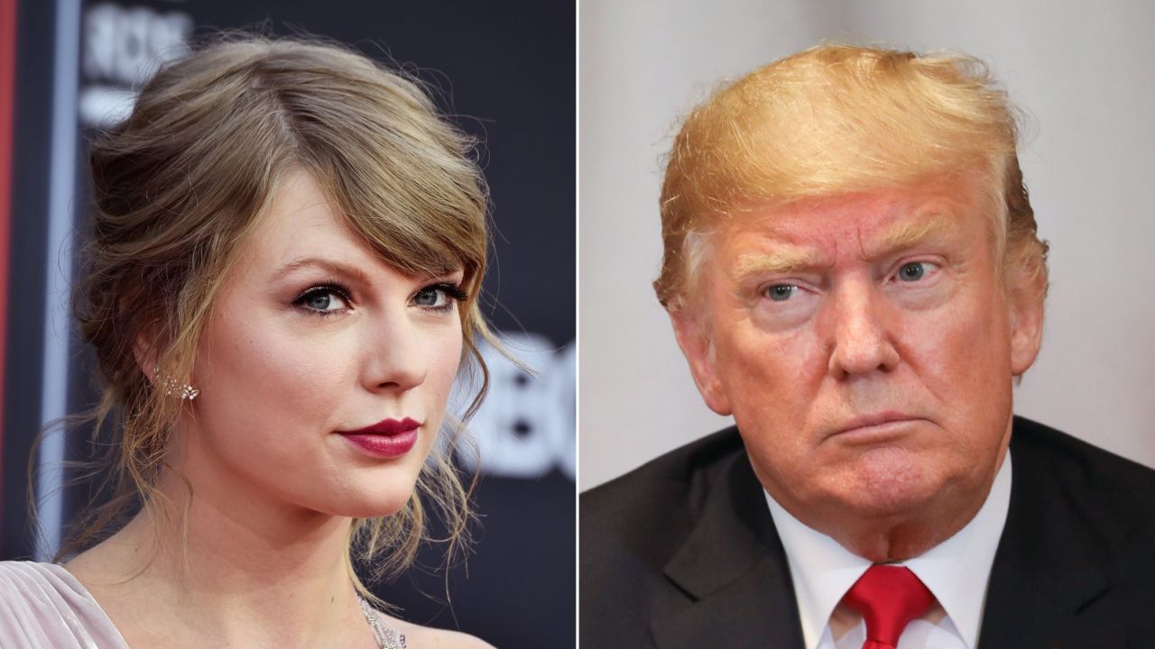 Trump: I like Swift's music about 25% less now