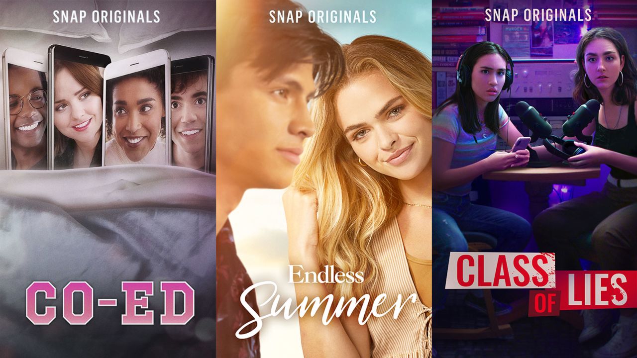 Three of Snap's new shows.