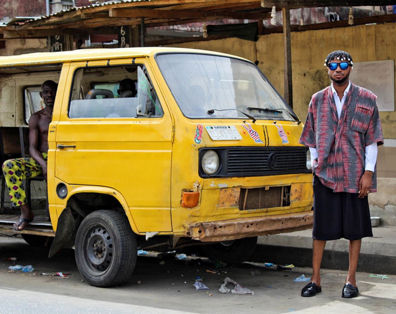 Papa Oyeyemi photographed in the district of Ikeja, in Lagos, Nigeria. 