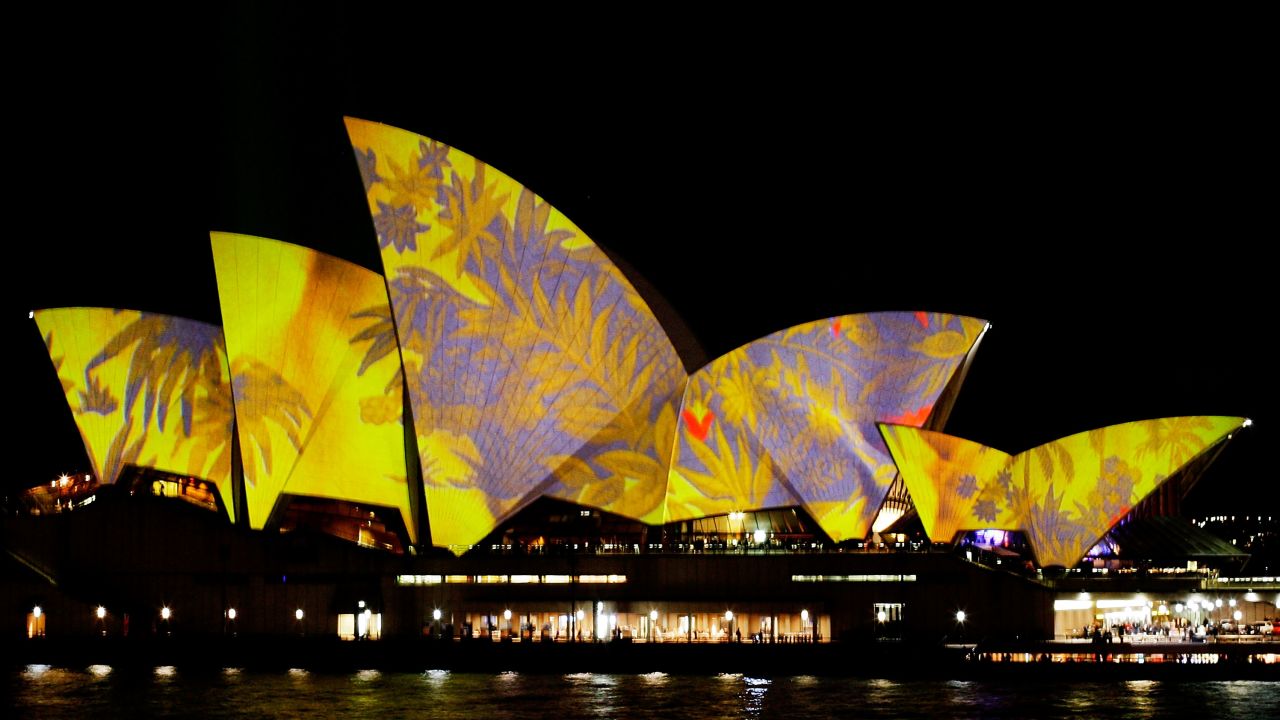 The Opera House has a long history of being lit up -- on this occasion for the Vivid Festival in 2010.