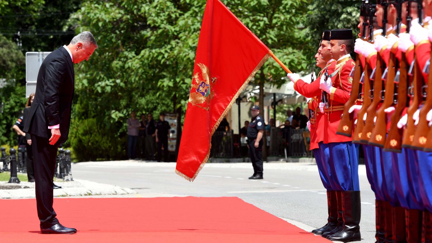 Failure to stand for Montenegro's national anthem could become an offense under a new government proposal.