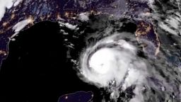NOAA tweeted, "Hurricane #Michael, seen here by #GOESEast, is strengthening as it moves over the southeastern Gulf of Mexico. The center of the Cat. 2 storm is expected to move inland over the Florida Panhandle on Wednesday. Latest: http://go.usa.gov/xP8H7"