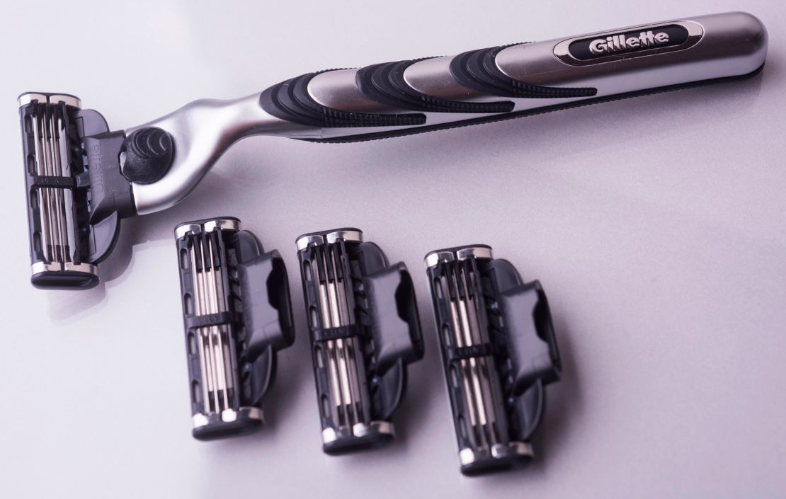 Gillette belongs to P&G, the world's biggest shaving player.