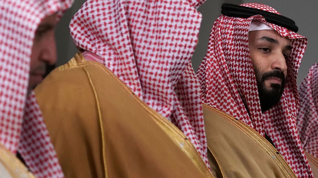 In March, Crown Prince Mohammed bin Salman (pictured) described Turkey as part of a "triangle of evil" that included Iran and other extremist groups