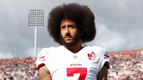 Colin Kaepernick last played in the NFL in 2016. He was quarterback for the San Francisco 49ers.
