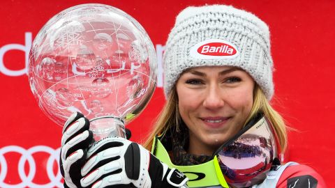Shiffrin is aiming for a fourth straight slalom world title in February.