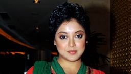 Indian Bollywood film actress Tanushree Dutta attends the 'Winners in Life & Nightingale Awards' event during the celebration of 'CPAA's Cancer Rose Day 2012' in Mumbai on October 2, 2012.  AFP PHOTO        (Photo credit should read STR/AFP/GettyImages)
