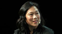 Priscilla Chan speaks during the 2018 TechCrunch Disrupt in San Francisco, California.