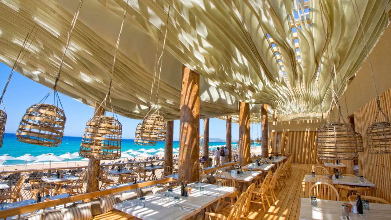 <strong>Greek idyll:</strong> The swanky resort of Costa Navarino is in the Greek region of Messinia in the southwest area of Peloponnese. It's home to the Barbouni restaurant -- and the moving-roof internet sensation.