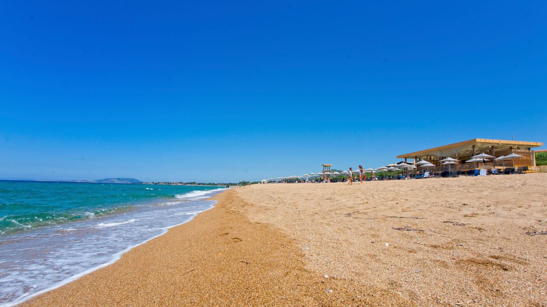 Costa Navarino resort is in the Greek region of Messinia in the southwest area of Peloponnese.