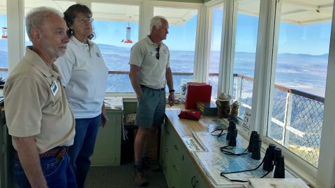 Tony Arineri, left, Pam Morey, center, and Paul Labarrere, right