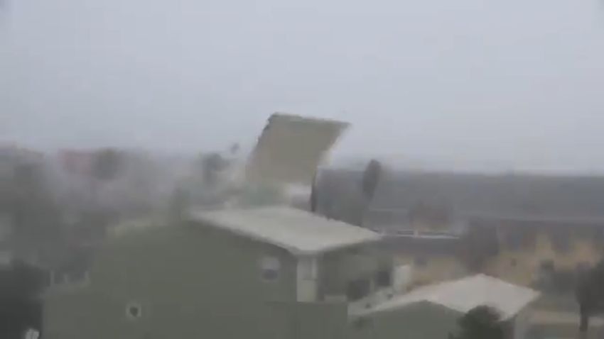 Hurricane Michael's powerful winds and devastating storm surge wreaked havoc in Panama City Beach, Florida.