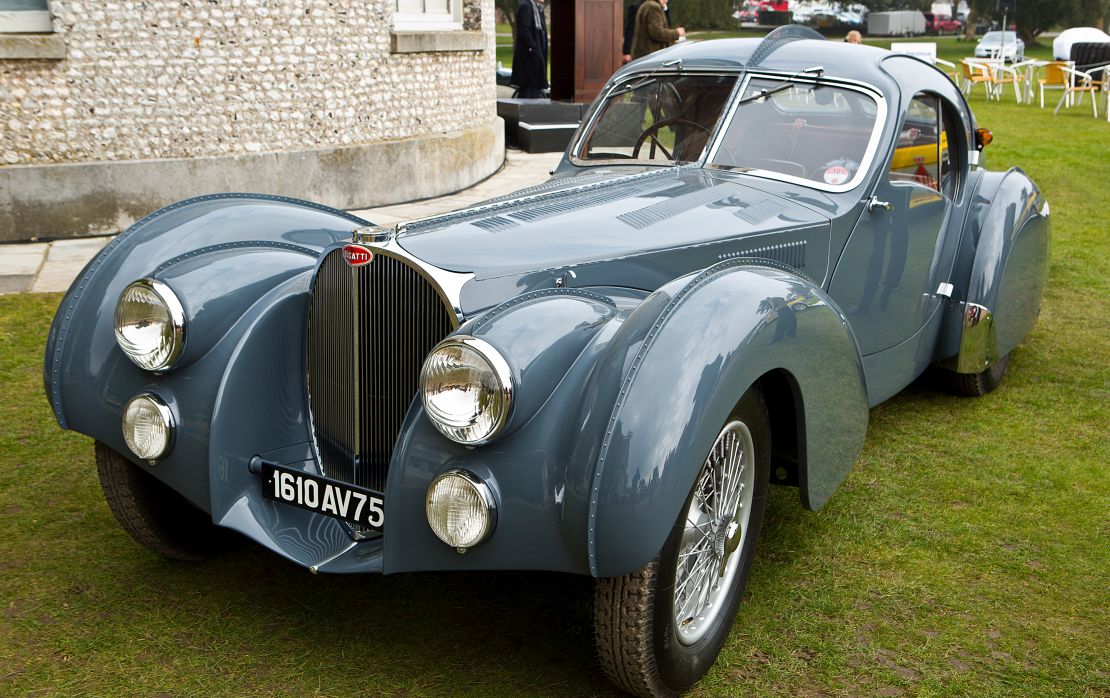 The design of today's Bugattis were inspired by cars like the Type 57 Atlantic.