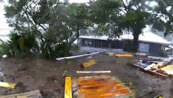 St. George Island Mandi Jackson Security Camera Hurricane Michael 1