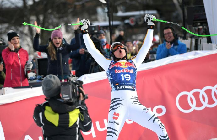 The 2018 Kitzbuehel downhill went to shock winner Thomas Dressen of Germany. 