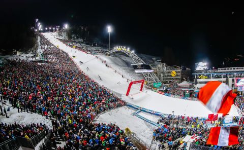 The legendary night slalom in Schladming is another chance for ski racing fans to let their hair down as the competitors challenge for one of the most prestigious prizes in the sport.   