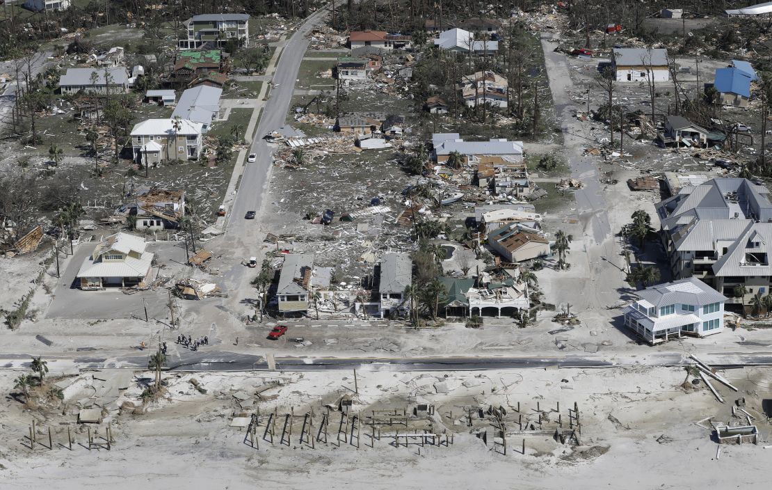 Mexico Beach was one of the hardest hit areas by Hurricane Michael.