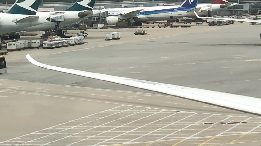 Boeing 787 wing tip. 