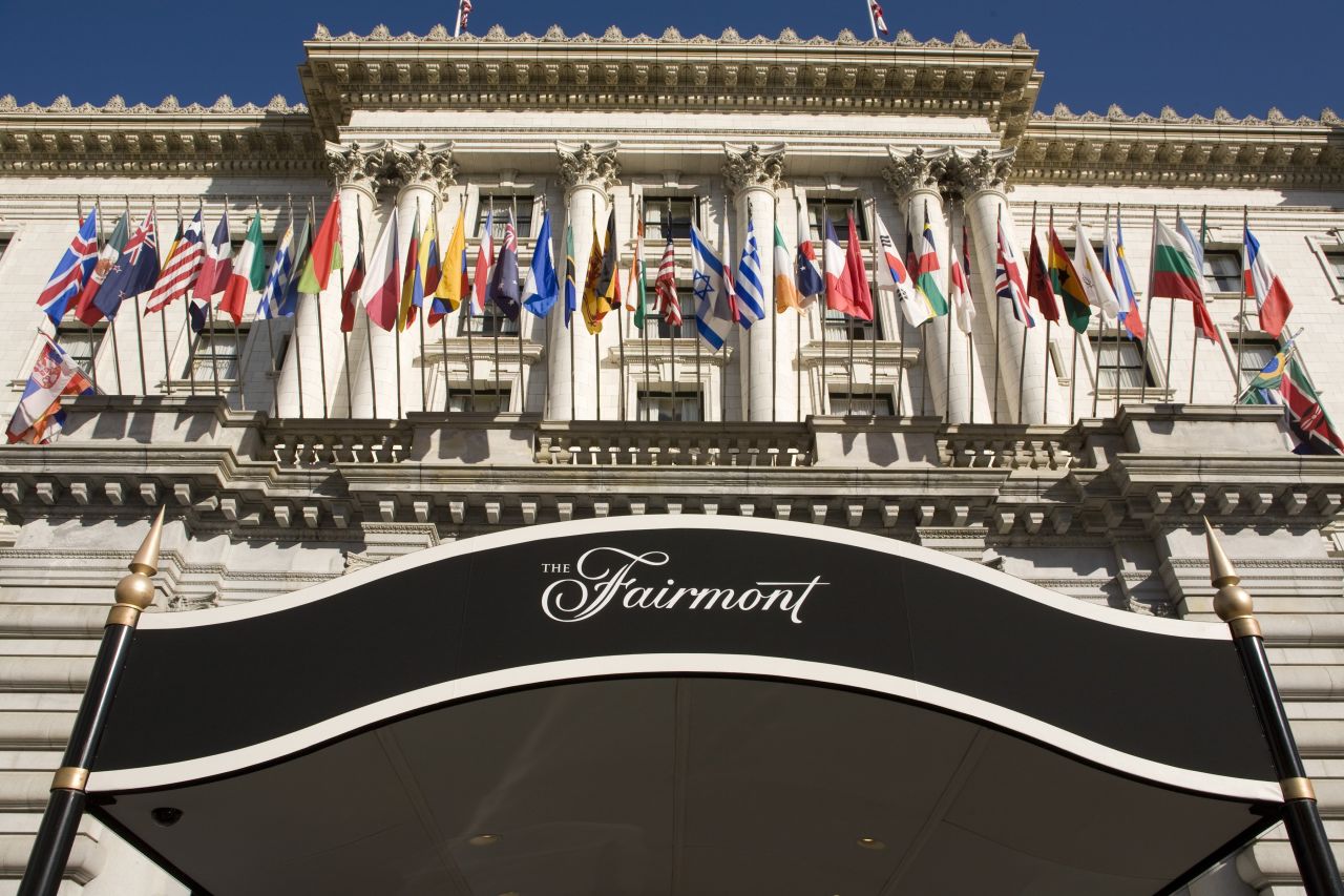 <strong>Fairmont Hotel, San Francisco: </strong>This striking San Francisco hotel dates back to 1907.