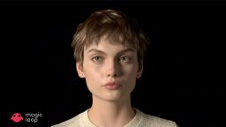 Mica's facial expressions are highly realistic.