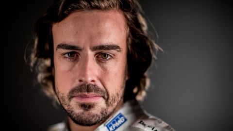 MONTMELO, SPAIN - MARCH 02: (EDITORS NOTE: Image has been created using digital filters) Fernando Alonso of Spain and McLaren Honda poses for a portrait during day two of F1 winter testing at Circuit de Catalunya on March 2, 2016 in Montmelo, Spain. (Photo by Mark Thompson/Getty Images)