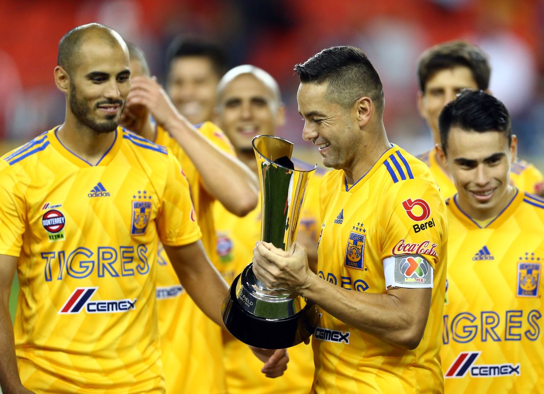 Tigres won the 2018 Campeones Cup Final trophy after victory against Toronto FC.