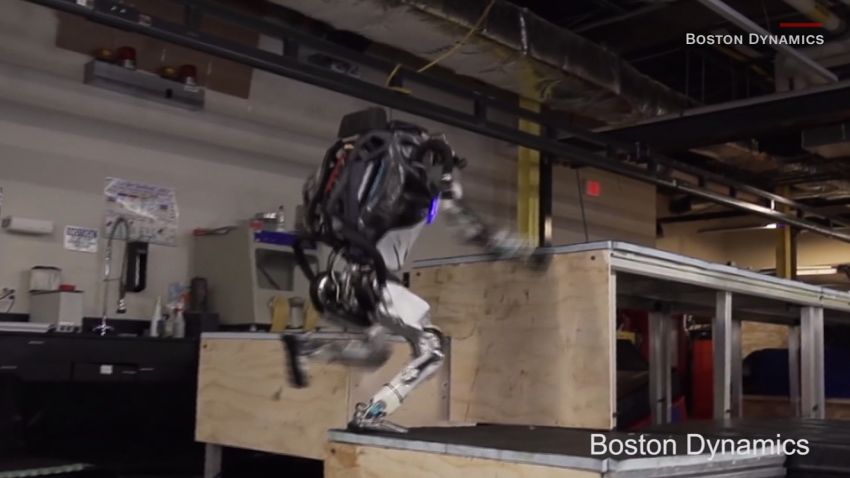 Robot shows off new moves