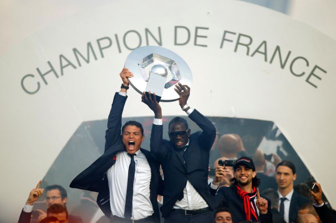 Sakho won a host of trophies at PSG. He opened his tally by helping to win the Coup de France in 2010, before adding the Ligue 1 title in the 2012/13 season.