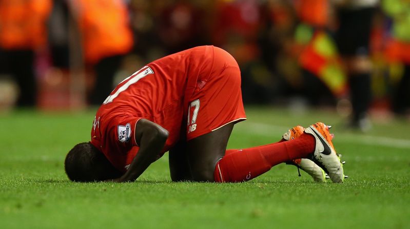 A lack of game-time in France was behind his move to Liverpool in 2013. However, a string of injuries prevented Sakho from establishing himself in the side as Liverpool came close to clinching the English Premier League title in his first season at the club. 