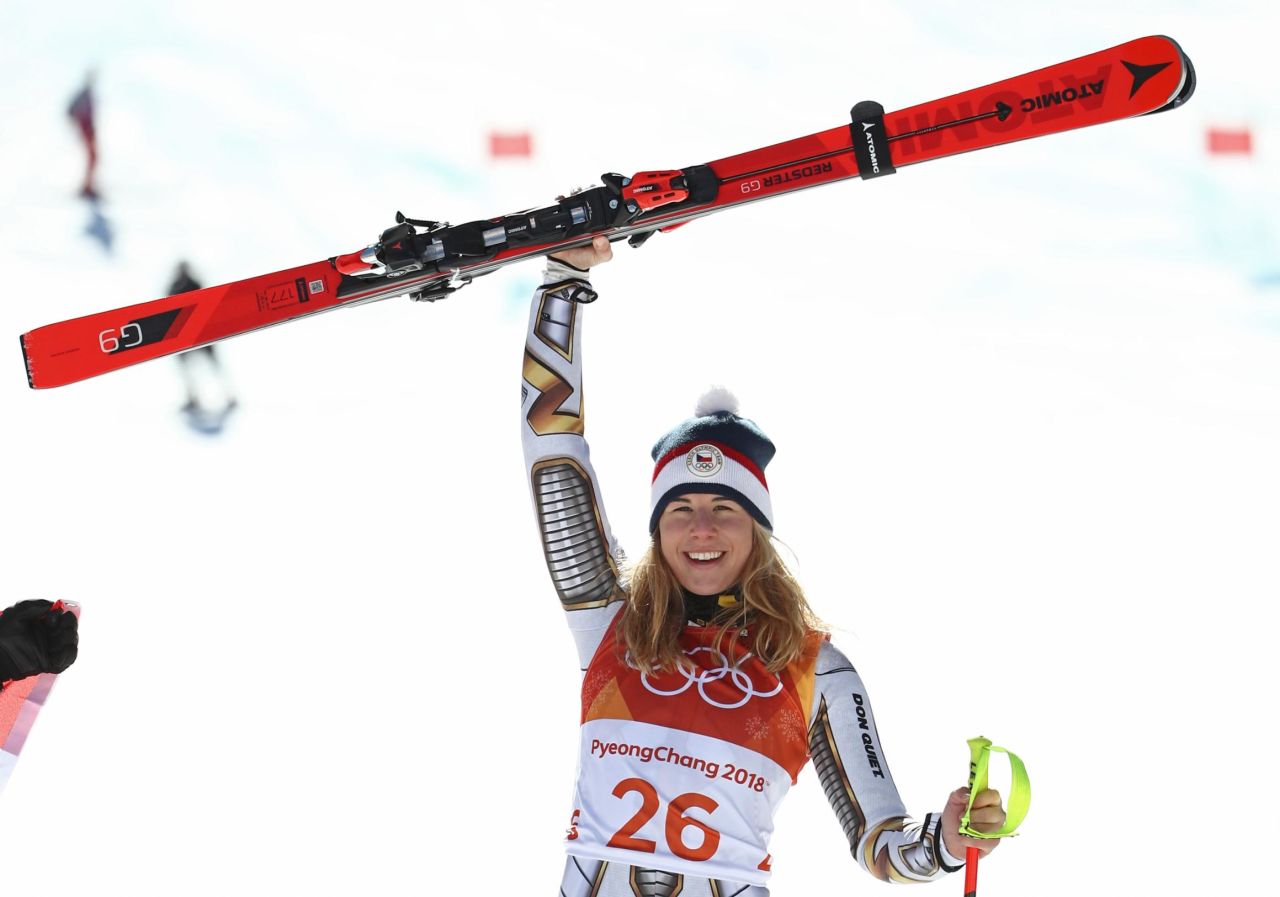 Czech sensation Ester Ledecka made history as the first athlete to win gold in two separate disciplines at the same Games in Pyeongchang. She scored a stunning super-G victory and added parallel giant slalom gold in her preferred sport of snowboarding. Definitely one to watch on the alpine circuit.